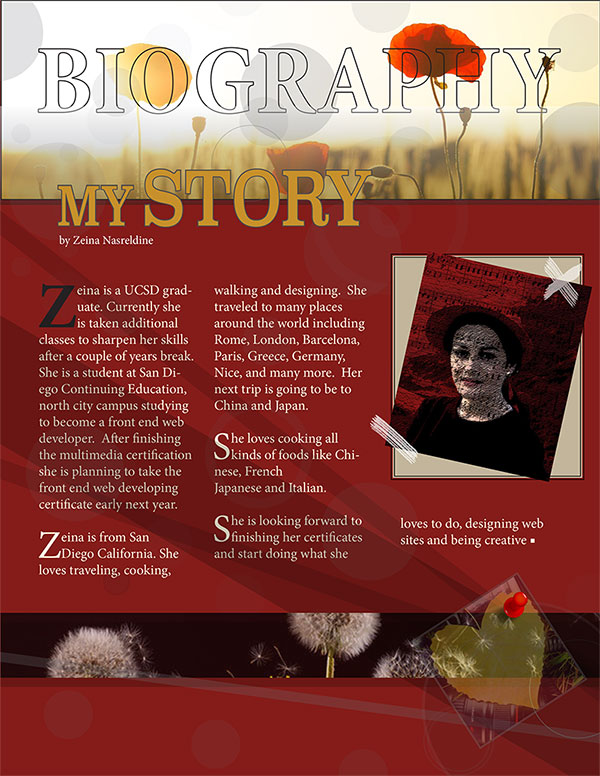 Magazine Page Layout