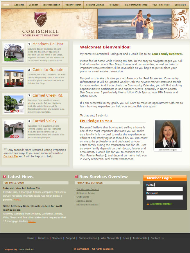 Comischell website